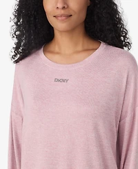 Dkny Women's Long Sleeve Jogger Top and Jogger Pants, 2-Piece Set