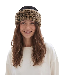 Marcus Adler Leopard Suede Hat