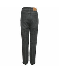 Pre-Owned Versace Women's Mid-Rise Wide-Leg Jeans