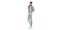 Hvman Chosen To Prevail x Cult Men's MK2 Short Denim Jacket