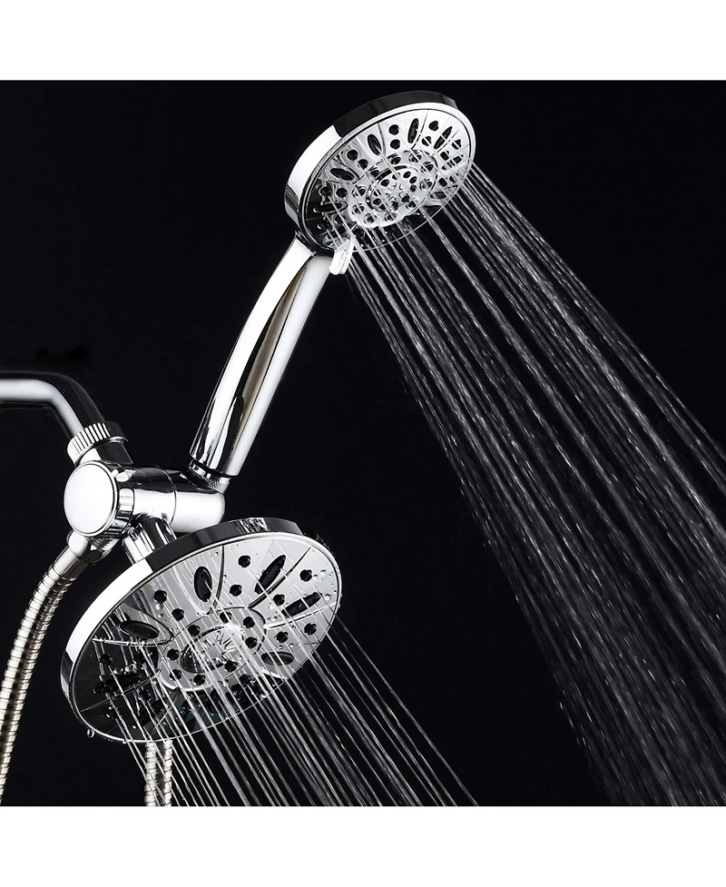 Cyqbd 6" 3-Way Rainfall Showerhead with Handheld Combo