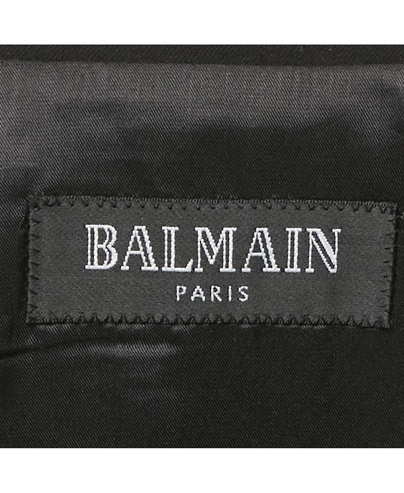 Pre-Owned Balmain Women's Open-Front Statement V-Neck Blazer