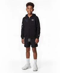 Champion Big Boys and Girls Black Las Vegas Raiders Disney X Full-Zip Hoodie