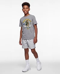 Champion Big Boys and Girls Heather Gray Green Bay Packers Disney X T-Shirt