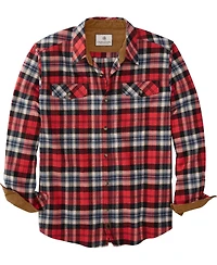 Legendary Whitetails Men's Big & Tall Plaid Stretch Long-Sleeve Button-Down Shirt