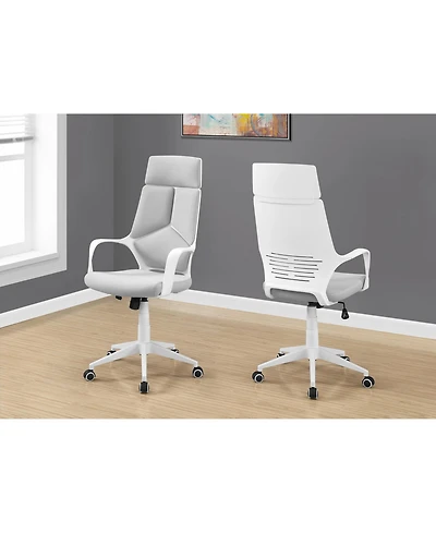 Flynama Mesh Metal High Back Office Chair,Contemporary Swivel Chair