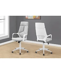 Flynama Mesh Metal High Back Office Chair,Contemporary Swivel Chair