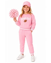 Bits & Bows Boys' and Girls' Game Day Long-Sleeve Crewneck Sweatshirt