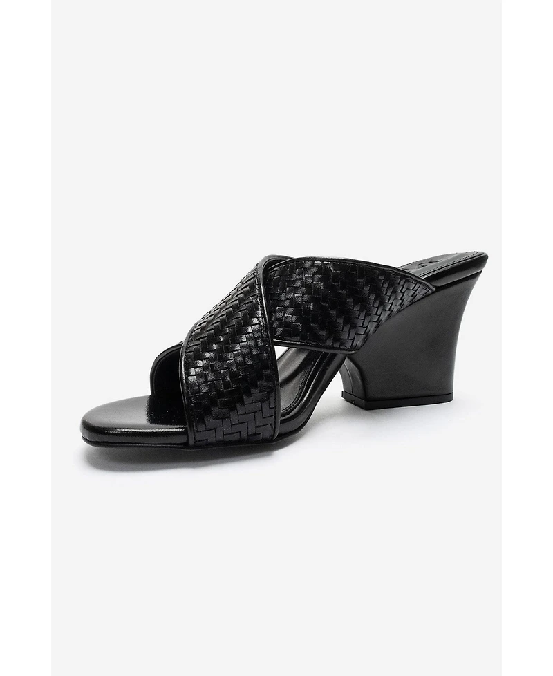 Prologue Shoes Women's Lavean Cross Strap Wedge Sandal