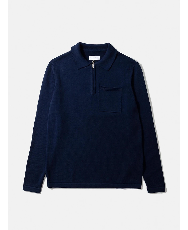 Edmmond Studios Men's Signature Half-Zip Relaxed-Fit Sweater