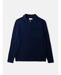 Edmmond Studios Men's Signature Half-Zip Relaxed-Fit Sweater