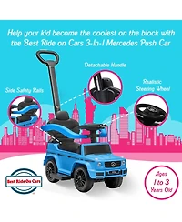 Best Ride on Cars Mercedes G-Wagon 3-in-1 Design Push Car with Under-Seat Storage, Ages 1.5+