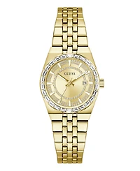 Guess Women's Quartz Gold-Tone Stainless Steel Watch 32mm
