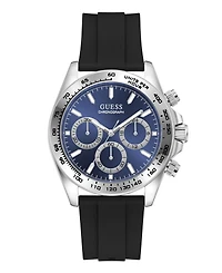 Guess Men's Quartz Black Stainless Steel Watch 42mm