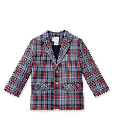 Florence Eiseman Boys' 4-20 Plaid Single-Breasted Machine Washable Blazer