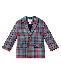Florence Eiseman Boys' 4-20 Plaid Single-Breasted Machine Washable Blazer