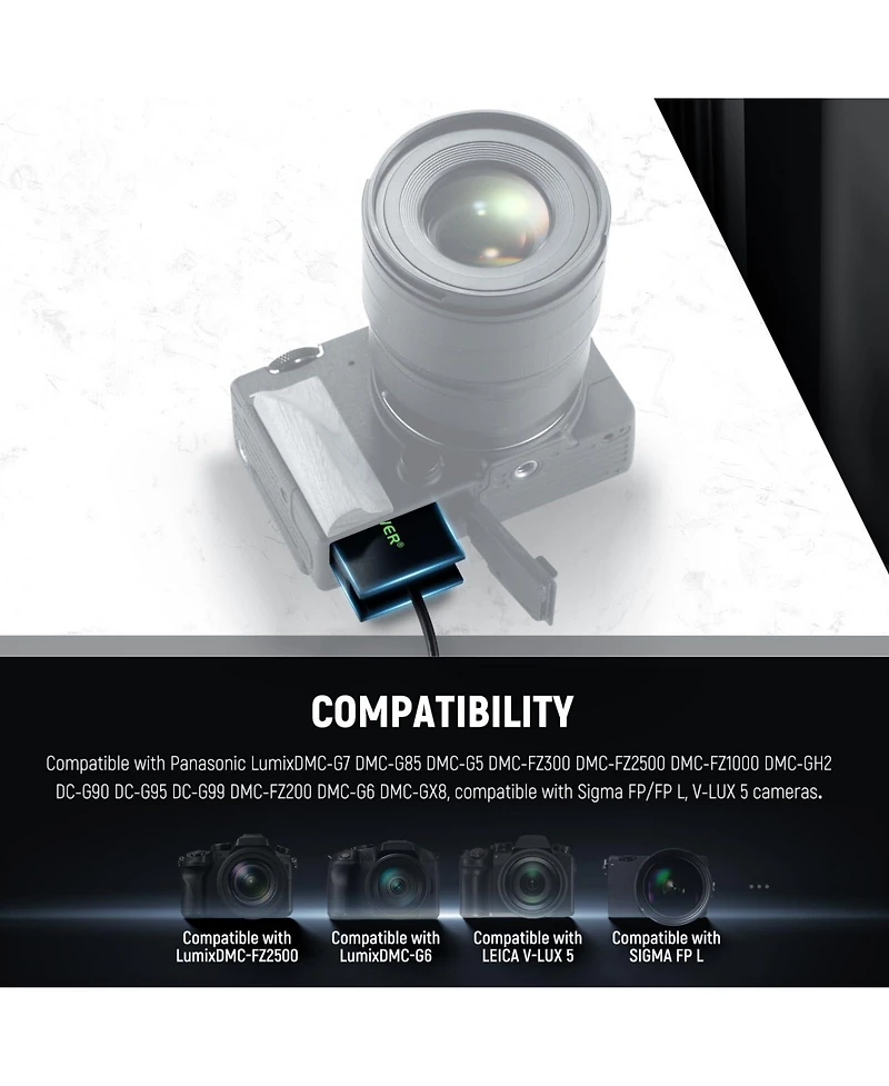 Neewer Dmw-BLC12 Camera Battery and Charging Accessory