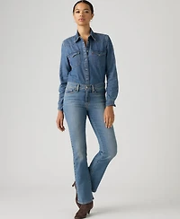 Levi's Women's 315 Shaping Mid Rise Lightweight Bootcut Jeans