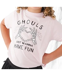 Sweet Wink 2T 4T Girls Ghouls Just Wanna Have Fun Halloween Short Sleeve T-Shirt