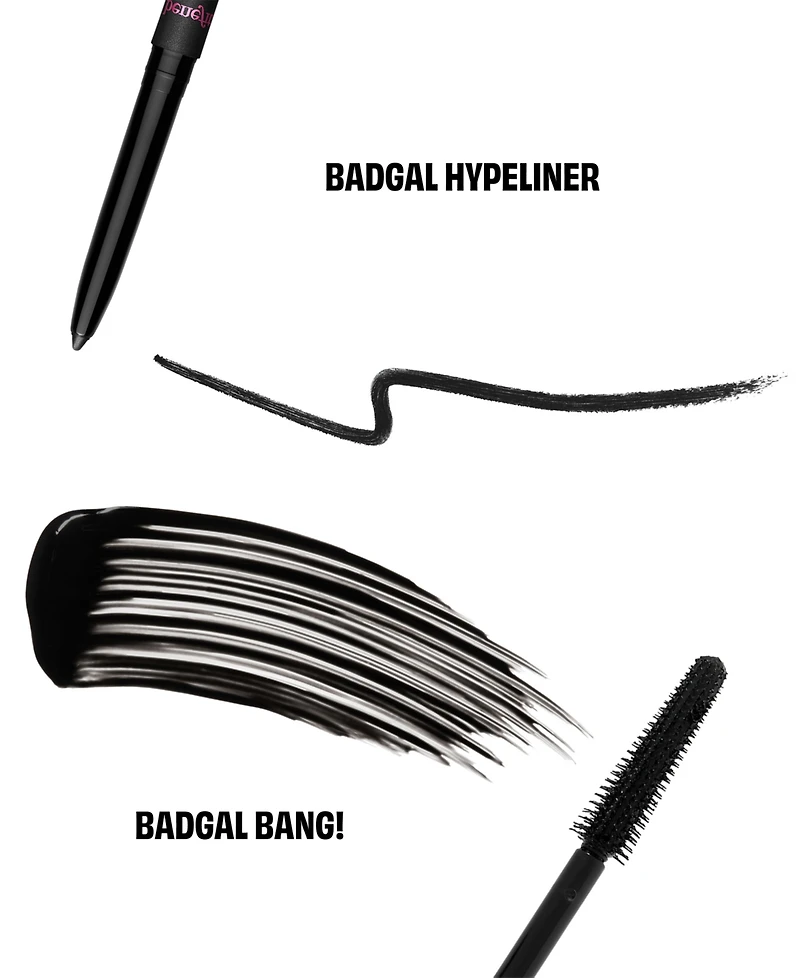 Benefit Cosmetics 2-Piece BADgal Hypetower Eye Makeup Duo Mascara & Eyeliner Gift Set