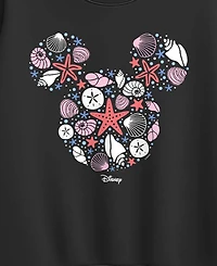 Hybrid Apparel Plus Mickey Mouse Graphic-Print Sweatshirt with Ribbed Cuffs and Hem