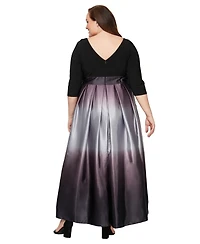 Sl Fashions Plus Ombre Ballgown