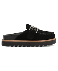 Mia Women's Zaina Buckle Lug Sole Mules