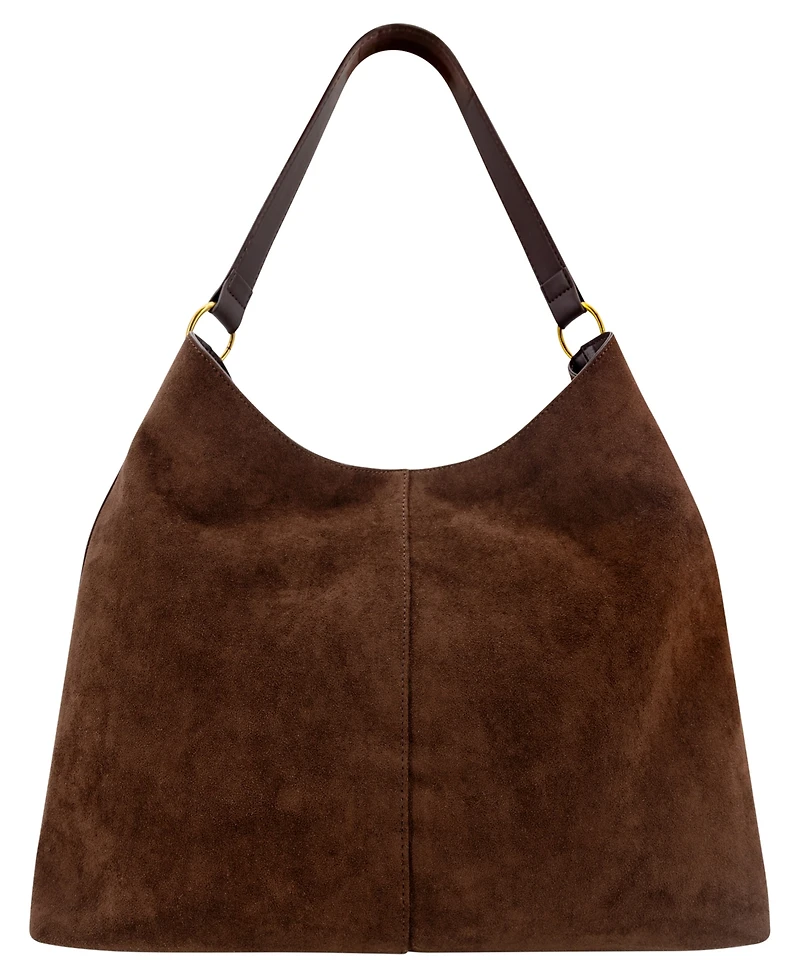 Like Dreams Sava Suede Large Tote Handbag