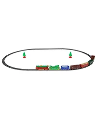Northlight Battery Operated 23-Piece Lighted and Animated Classic Christmas Train Set