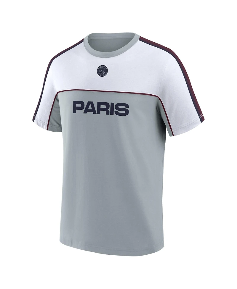 Fanatics Men's Paris Saint-Germain Retro Suede Lockup Relaxed-Fit T-Shirt