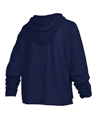 Pressbox Women's Arizona Wildcats Castillo Hooded Oversized Slub Long-Sleeve Graphic T-Shirt