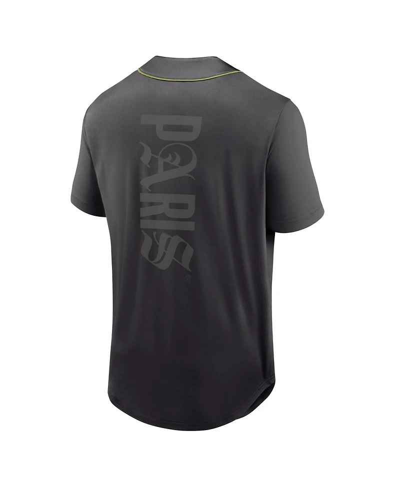 Fanatics Men's Paris Saint-Germain Oversized V-Neck Baseball Jersey