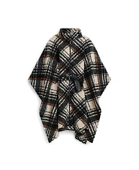 Desigual Women's Checkered Poncho