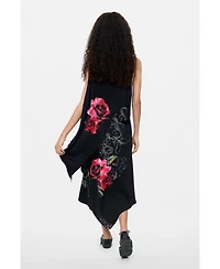 Desigual Women's Asymmetric Midi Dress