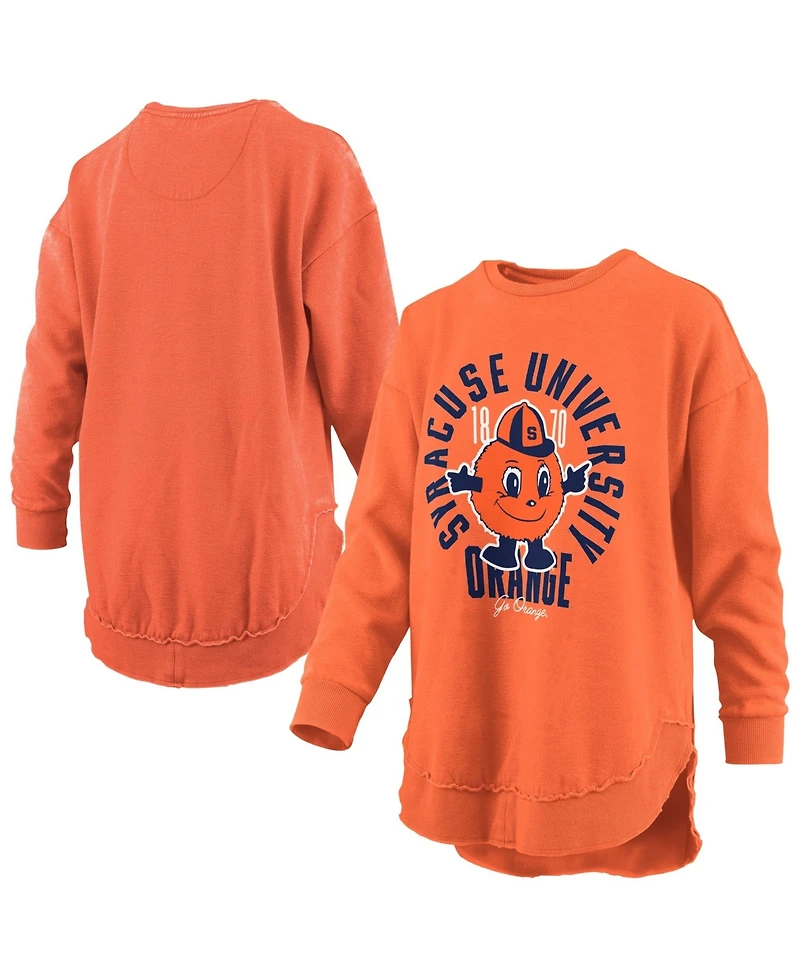 Pressbox Women's Blitz Fleece-Lined Graphic Crewneck Sweatshirt