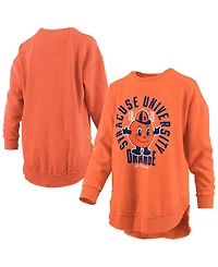 Pressbox Women's Blitz Fleece-Lined Graphic Crewneck Sweatshirt