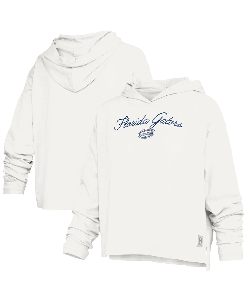 Pressbox Women's Florida Gators Faye Long Sleeve Hooded Slub T-Shirt