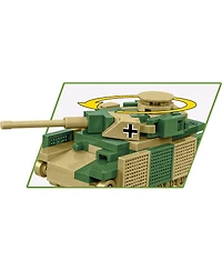 Cobi Historical Collection Wwii Panzer Iv Ausf. J Rotating-Turret 128-Piece Building Set, Ages 6+