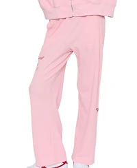 Mayfair Juniors' Life Is Sweet Pull-On Graphic Wide-Leg Sweatpants
