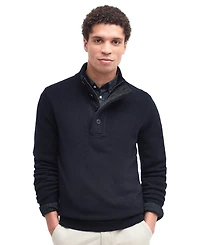 Barbour Men's Patch Half Zip Wool Sweater