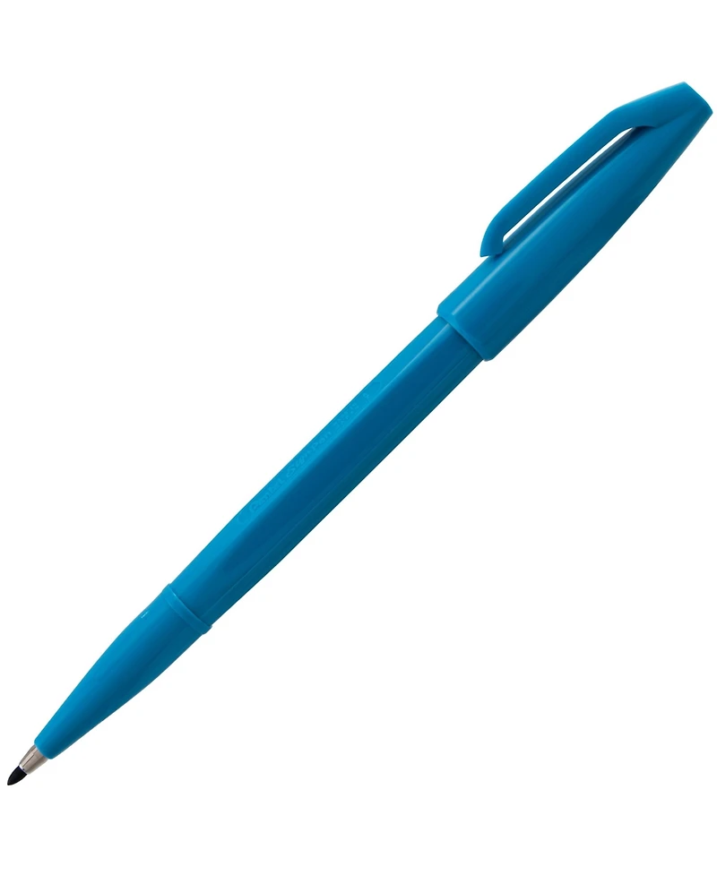 Pentel Arts Sign Pen Fiber-Tipped Pen, Assorted Ink 12-Pk Box