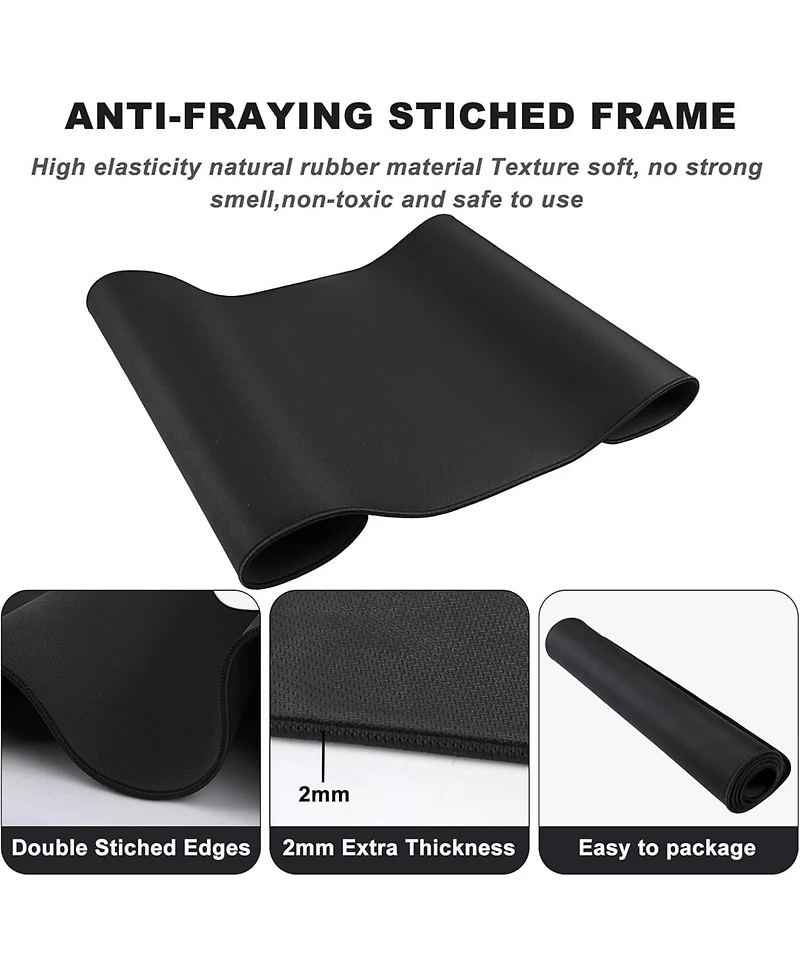 Lofree Xl Smooth Surface Anti-Slip Mouse Pad, Compatible with Most Desktops
