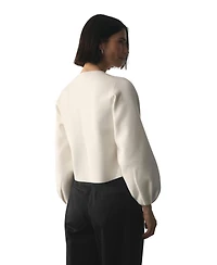 The Fold Women's Candela Wool Blend Zip Up Jacket