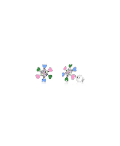 Chanteur Kids Star and Heart Hypoallergenic Earrings for Girls with Surgical Titanium Screwbacks