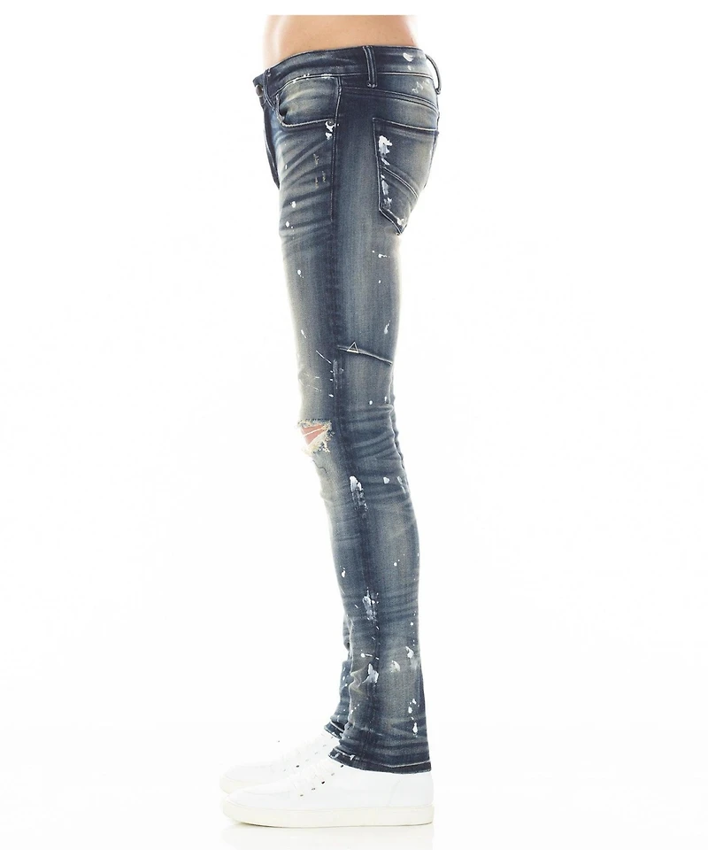 Hvman Chosen To Prevail x Cult Men's Strat super skinny fit jean