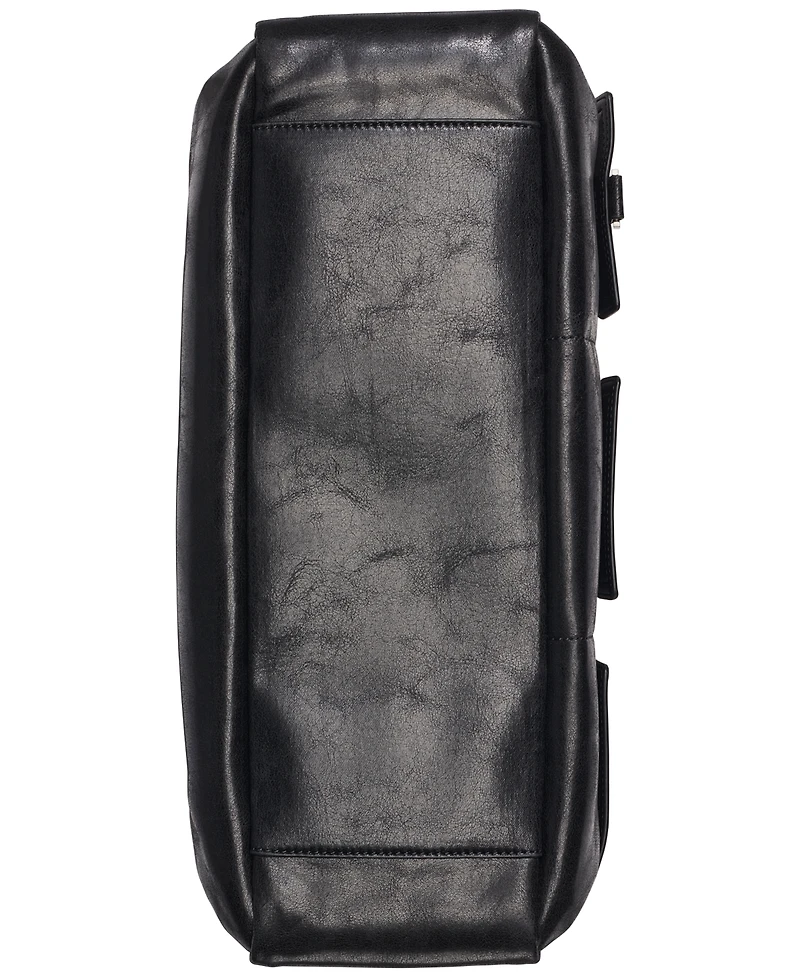 Dkny Bryar Faux Leather Structured Laptop-Compatible Satchel