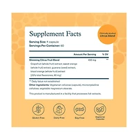 Youtheory Slimming Citrus Fruit Health Supplement with Chromium Supports Overall Wellness 60 Vegetarian Capsules