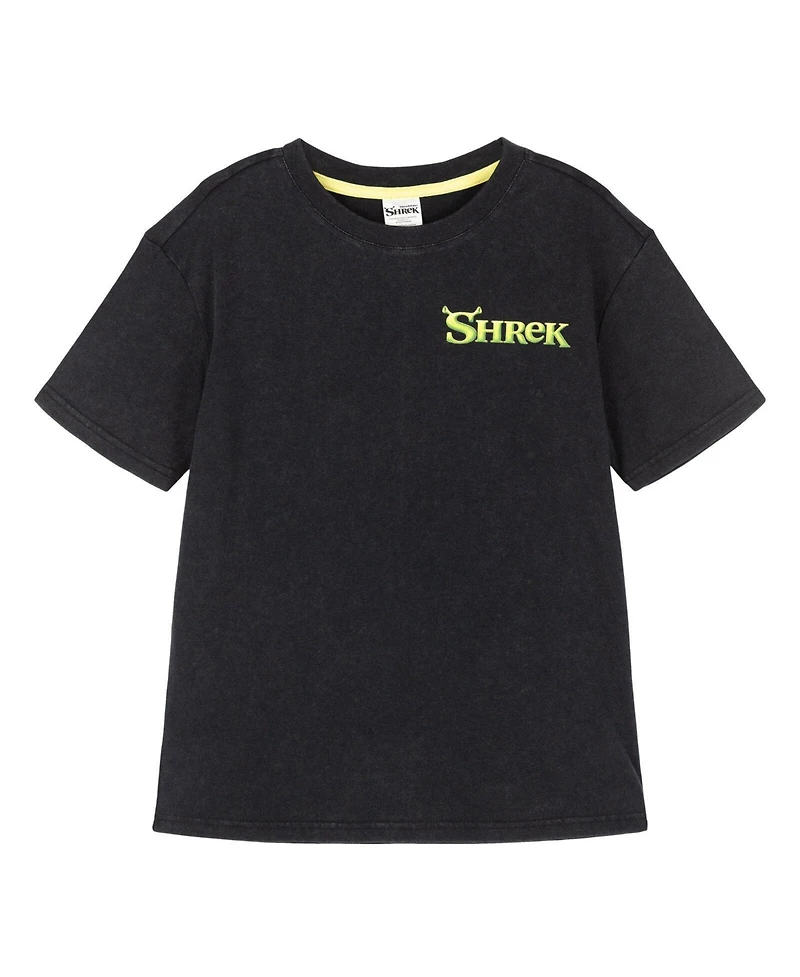 Shrek Boys' and Girls' Short-Sleeve Crewneck Graphic T-Shirt