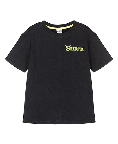 Shrek Boys' and Girls' Short-Sleeve Crewneck Graphic T-Shirt