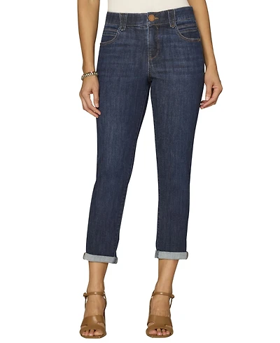 Democracy Petite Mid Rise Ankle Length Jeans